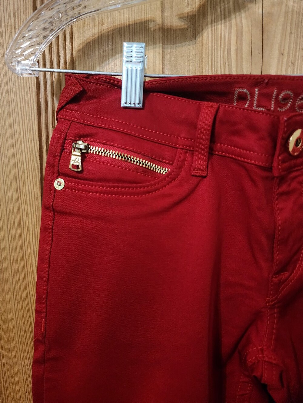 DL 1961 Amanda Skinny Jean in Pout, Size 25, 30" Long - Picture 4 of 11